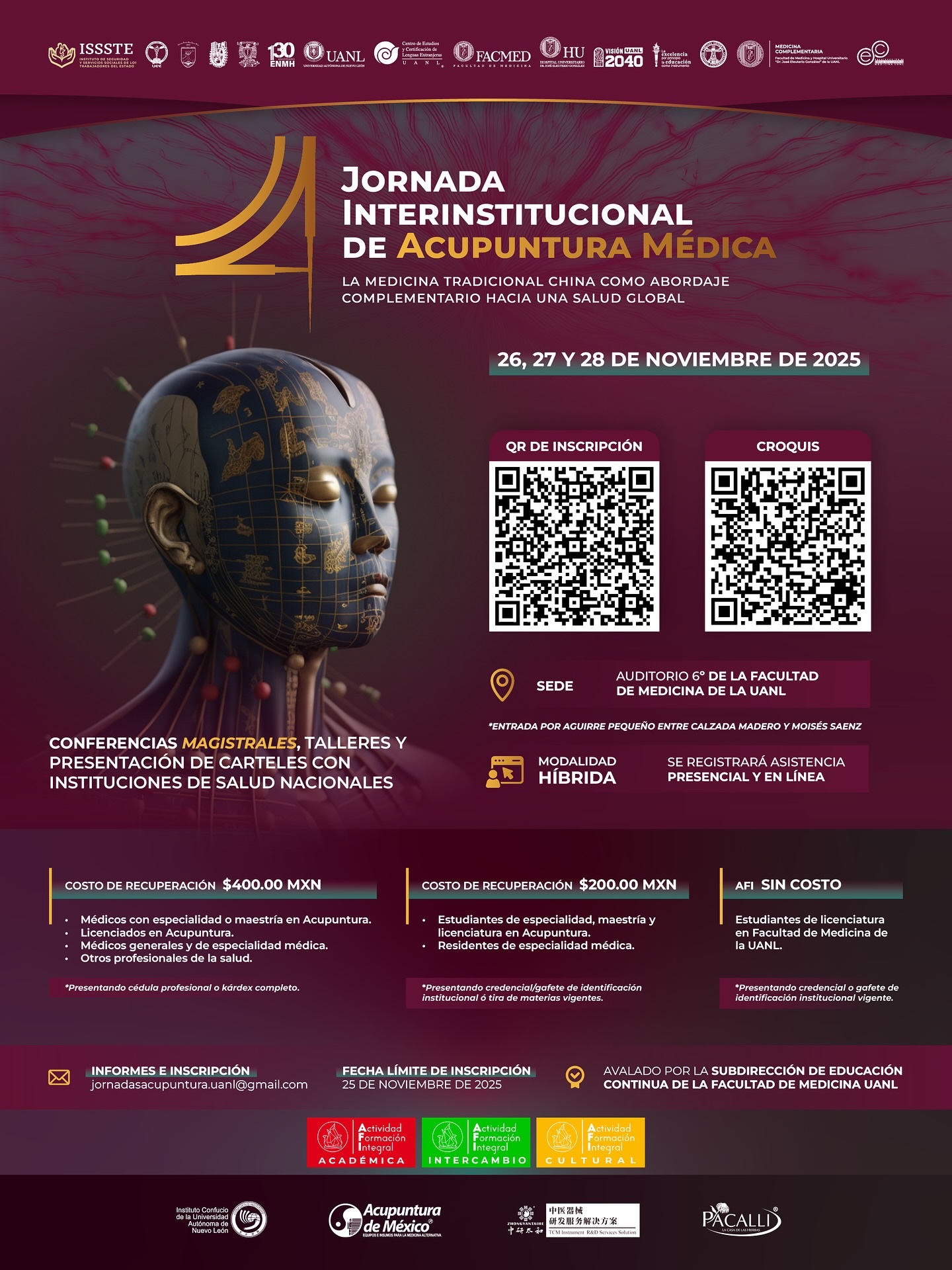 Cartel Jornada de Acupuntura 1